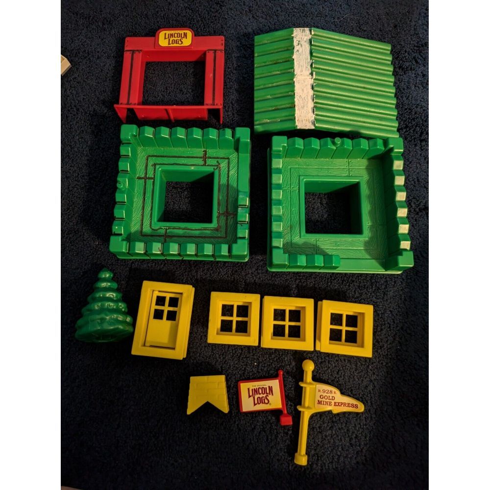 Lincoln Logs‎  Roofs, Windows, Doors - Replacement Parts Ranch Gold Mine Express